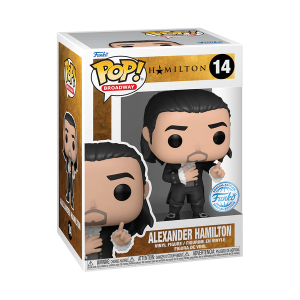 Funko Pop Broadway Hamilton Alexander Hamilton Funko Limited Edition Exclusive 14 in box