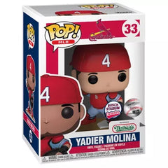Funko Pop Yadier Molina Busch Stadium Exclusive number 33 boxed figure