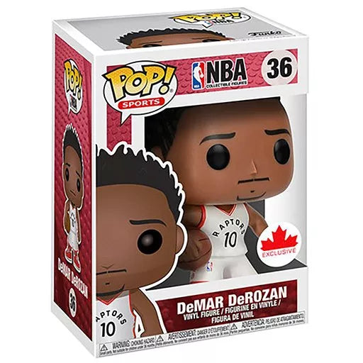Funko Pop! NBA Toronto Raptors: DeMar DeRozan (Canadian Exclusive) #36