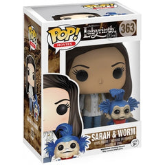 Funko Pop! Labyrinth Sarah and Worm #363 boxed figure