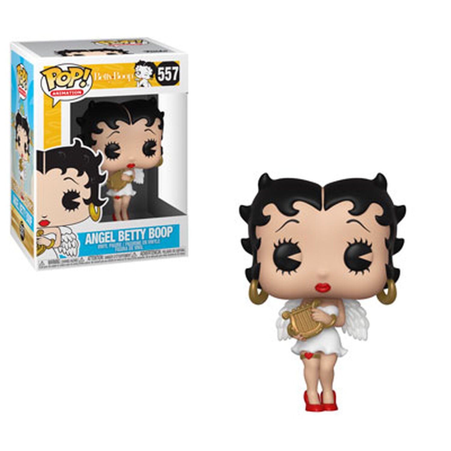 Funko Pop! Betty Boop: Angel Betty Boop #557 with retail box