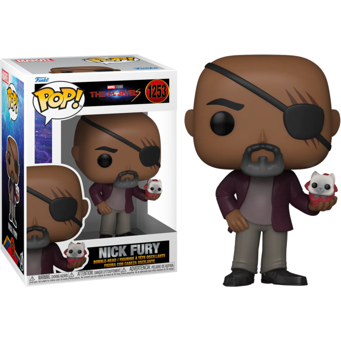 Funko Pop The Marvels Nick Fury number 1253 in box