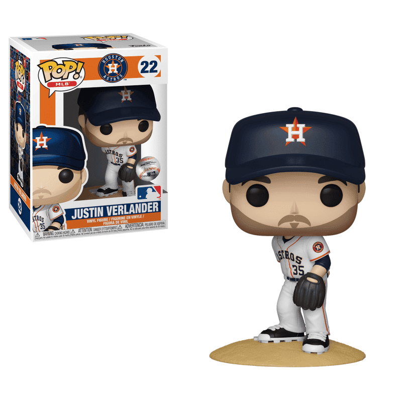 Funko Pop MLB Justin Verlander Houston Astros number 22 boxed figure
