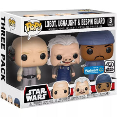 Funko Pop! Star Wars: Lobot, Ugnaught & Bespin Guard (Walmart Exclusive) 3-Pack