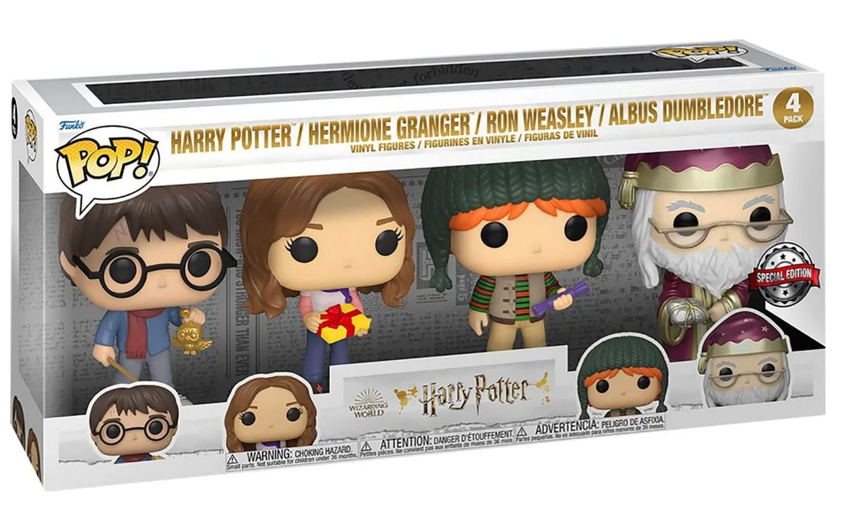 Funko Pop! Harry Potter/Hermione Granger/Ron Weasley/Albus Dumbledore [Special Edition] (4-Pack)
