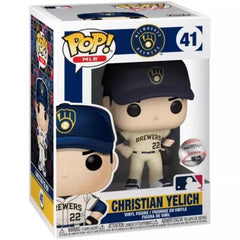 Funko Pop MLB Christian Yelich number 41 boxed figure