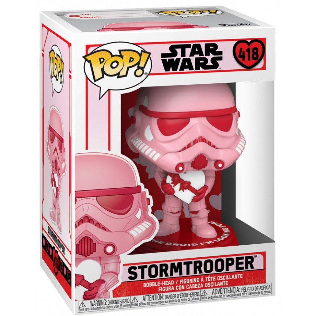 Funko Pop Star Wars Valentine Stormtrooper number 418
