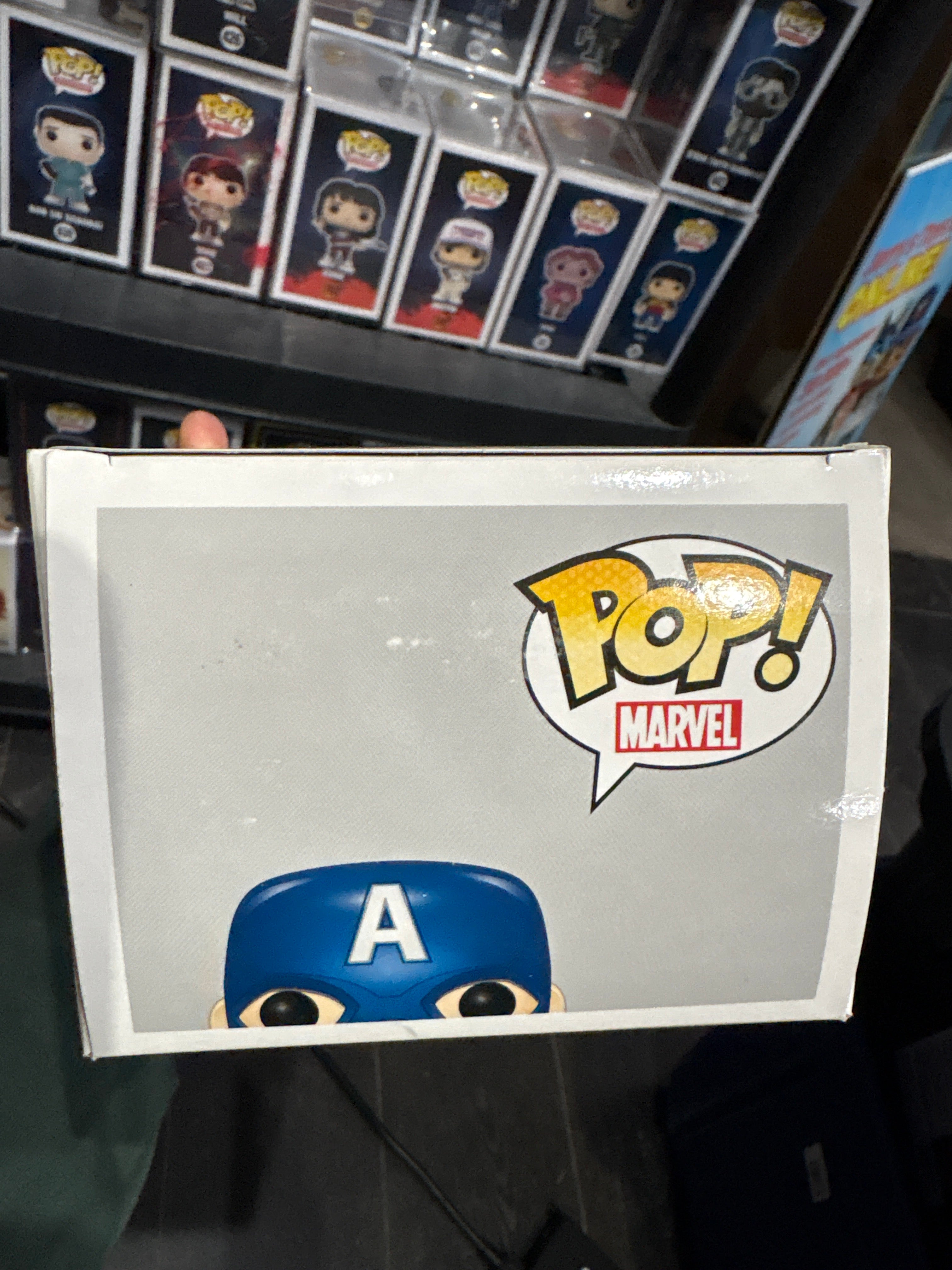 Funko Pop! Captain America #67 (Shelf wear) – Jerry's Toys and