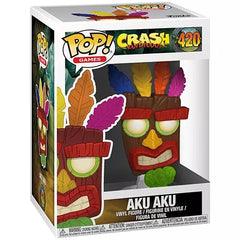 Funko Pop Crash Bandicoot Aku Aku 420 boxed figure