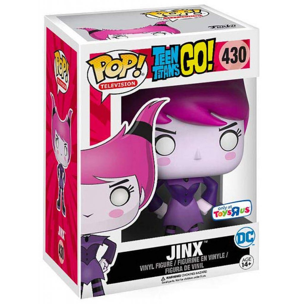 Funko Pop Teen Titans Go Jinx Toys R Us Exclusive 430 boxed figure