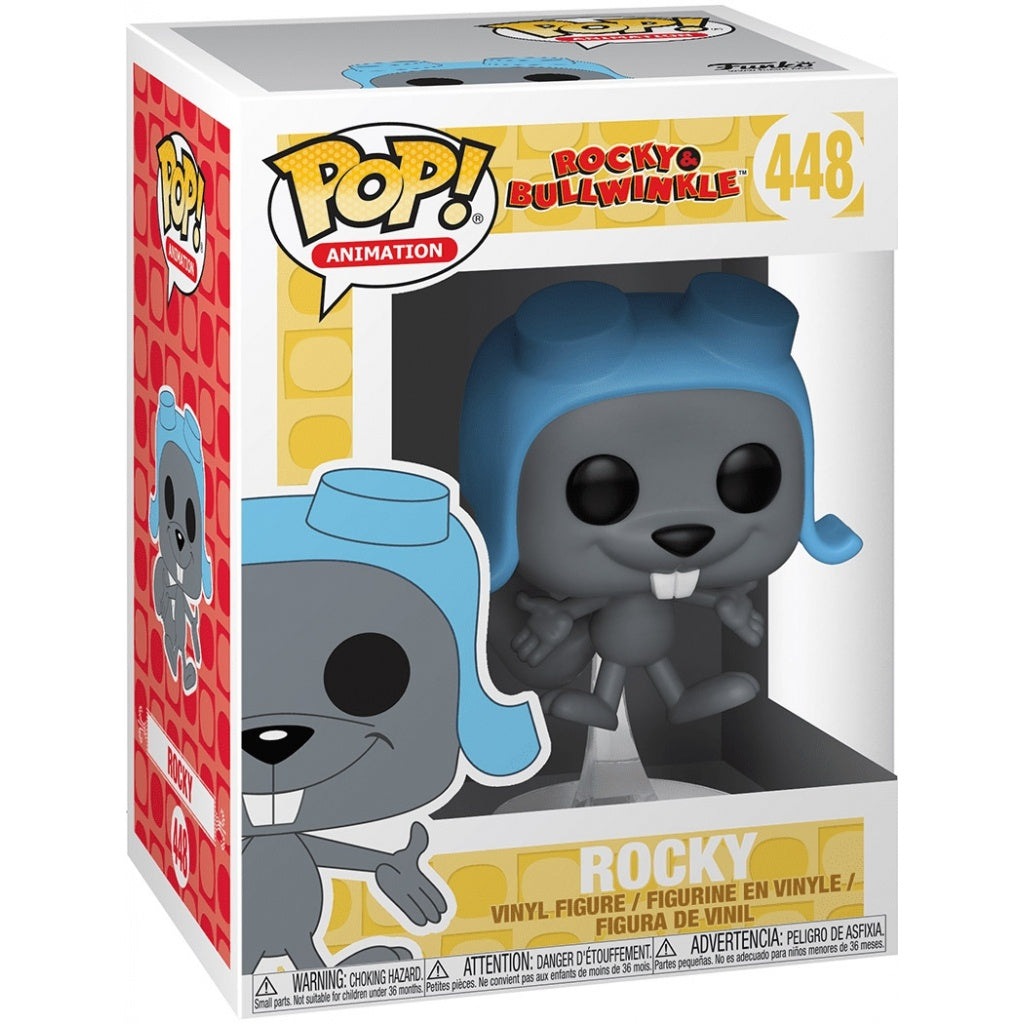 Funko Pop Rocky and Bullwinkle Rocky number 448 boxed figure