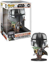 Funko Pop! Jumbo - The Mandalorian with the child #380