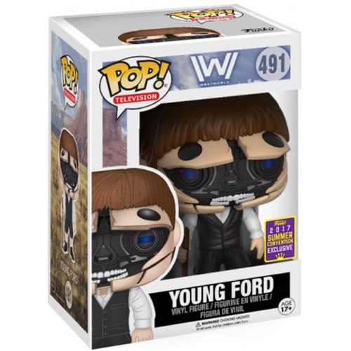 Funko Pop! Westworld Young Ford #491 2017 Summer Convention boxed figure