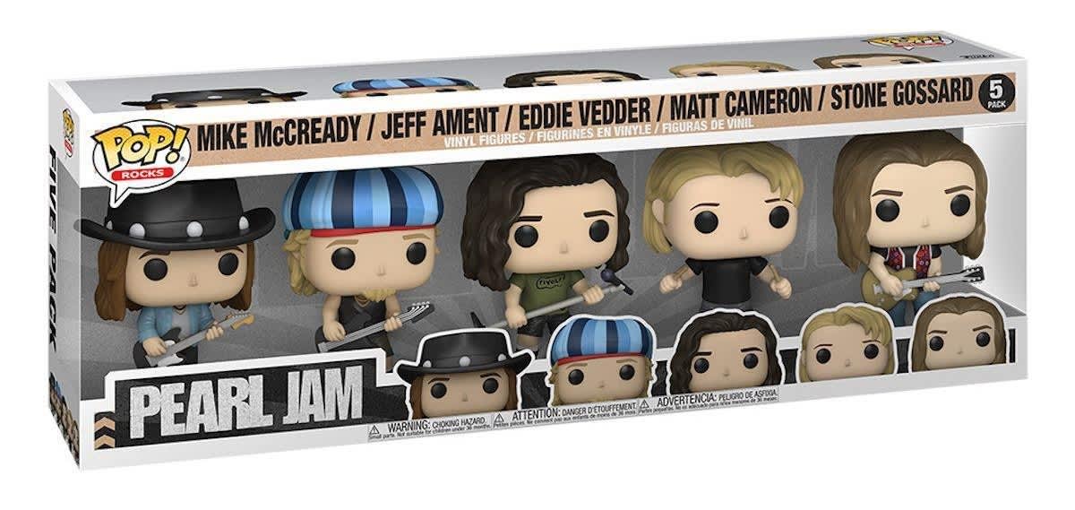 Funko Pop! Mike McCready/Jeff Ament/Eddie Vedder/Matt Cameron/Stone Gossard (5-Pack)