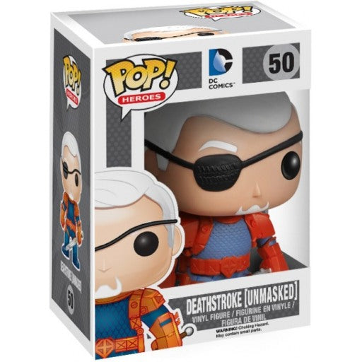 Funko Pop DC Comics Deathstroke Unmasked 50 boxed figure
