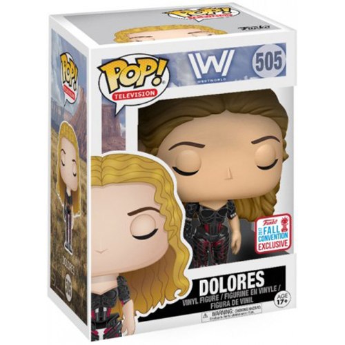 Funko Pop Westworld Dolores Abernathy Robot 505 2017 Fall Convention boxed
