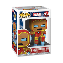 Funko Pop Marvel Gingerbread Iron Man 934 in retail box