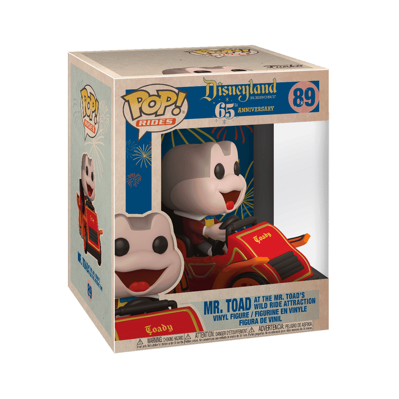 Funko Pop! Disneyland: Mr. Toad at the Mr. Toad's Wild Ride Attraction (65th Anniversary) #89