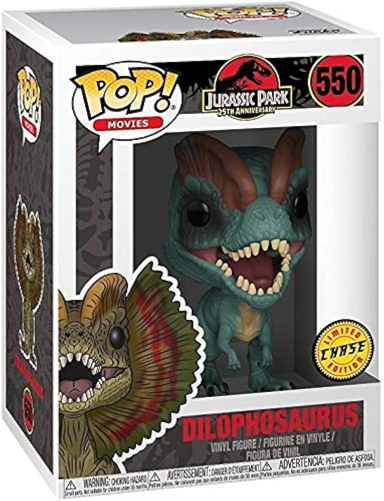 Funko Pop! Jurassic Park: Dilophosaurus (Chase) #550