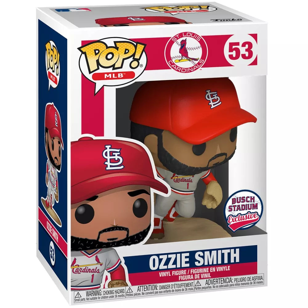 Funko Pop Ozzie Smith Busch Stadium Exclusive number 53 boxed figure