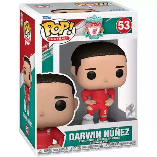 Funko Pop Liverpool FC Darwin Nunez 53 boxed