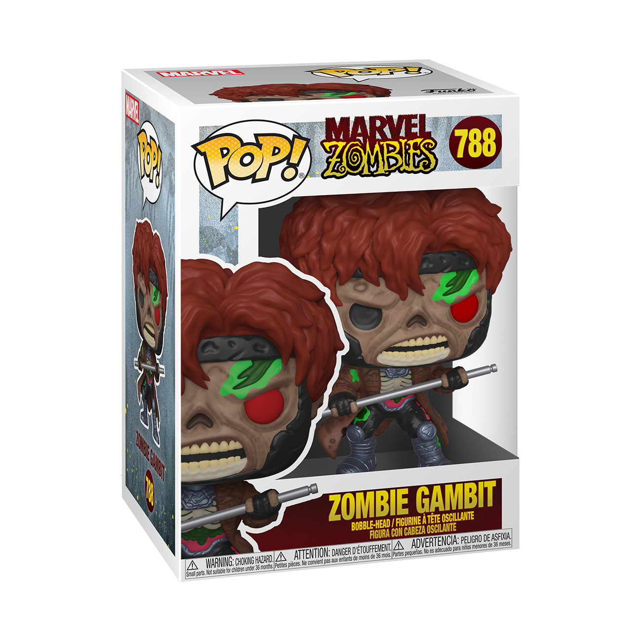 Funko Pop Marvel Zombies Zombie Gambit 788 boxed