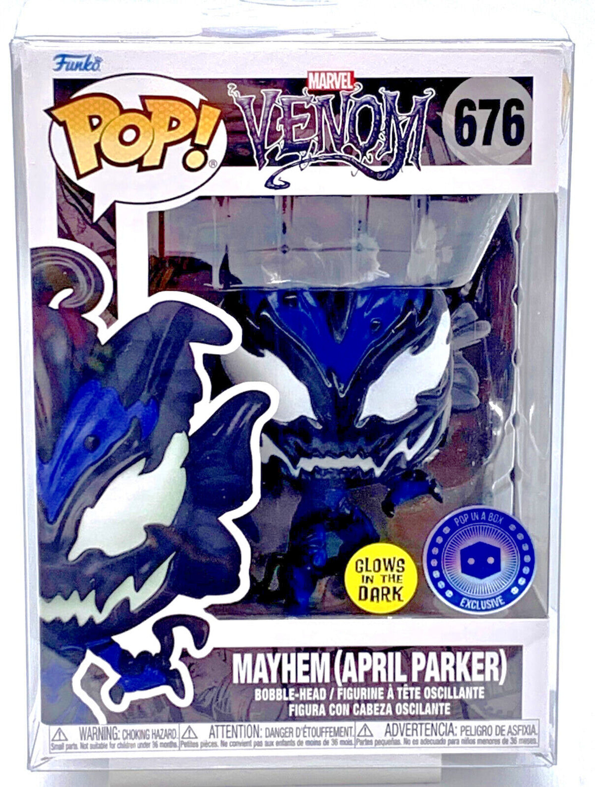 Funko Pop! Venom: Mayhem (April Parker) (Glow) (Pop in a Box Exclusive) #676