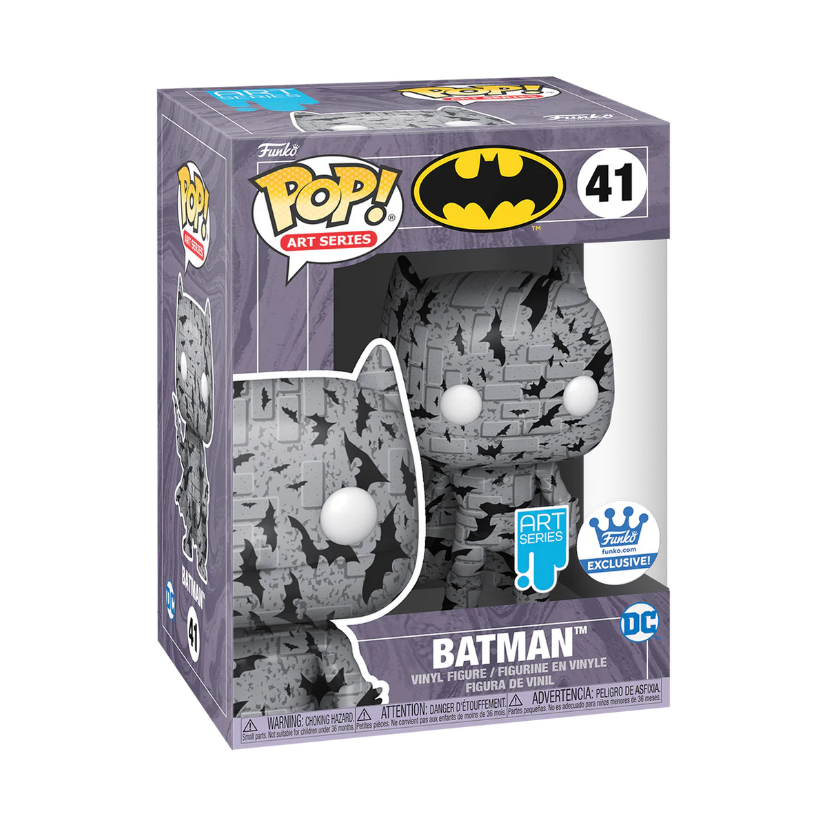 Funko Pop! Batman (Exclusive) [Art Series] #41 (Hard Stack Included)