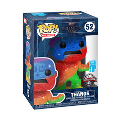 Funko Pop Avengers Infinity Saga Thanos Art Series Special Edition 52 boxed figure with hard stack