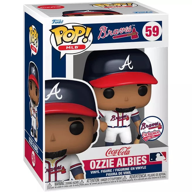 Funko Pop Ozzie Albies Braves Exclusive 15000 pieces number 59 boxed figure