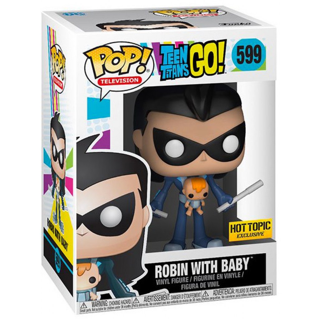 Funko Pop! Teen Titans Go!: Robin with Baby (Hot Topic Exclusive) #599