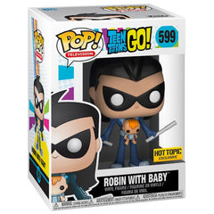 Funko Pop! Teen Titans Go!: Robin with Baby (Hot Topic Exclusive) #599