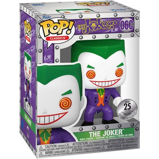 Funko Pop Classics The Joker 25th Anniversary Limited Edition #06C in box