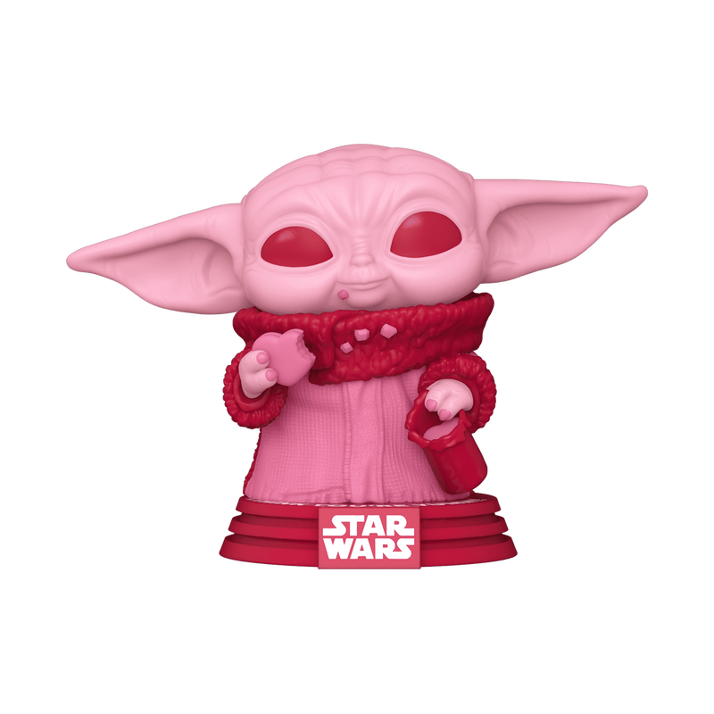 Funko Pop Star Wars Grogu with Cookies Valentine number 493