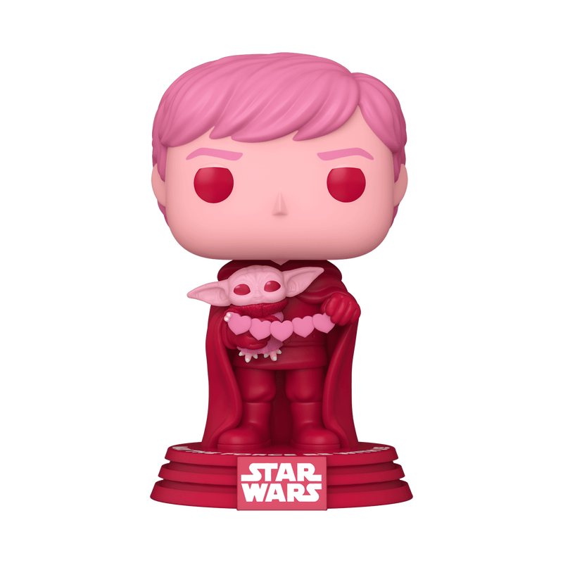 Funko Pop Star Wars Luke Skywalker with Grogu Valentine number 494