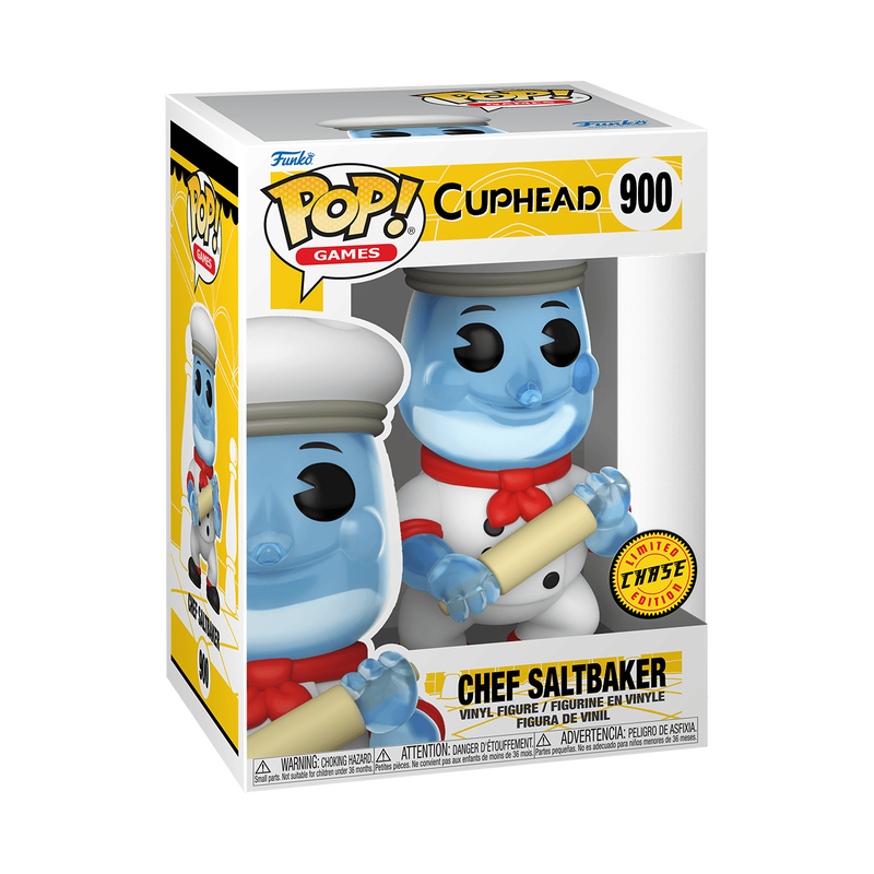 Funko Pop! Cuphead Chef Saltbaker Chase #900 boxed figure