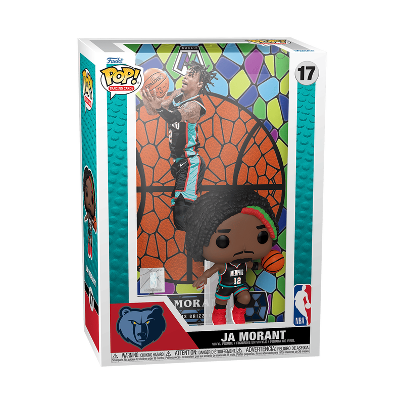 Funko Pop! NBA Trading Cards: Ja Morant (Mosaic) #17 (Box Slightly Damage)
