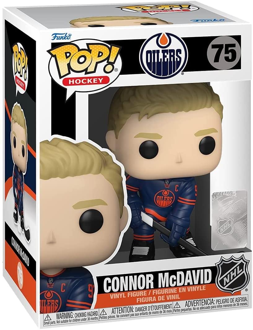 Funko Pop! NHL Edmonton Oilers: Connor McDavid (Third Uniform) #75