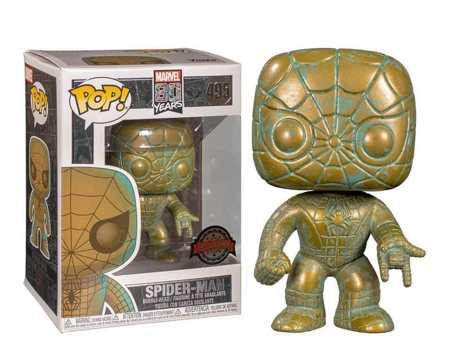 Funko Pop! Marvel: Spider-Man (Patina, Special Edition) #495