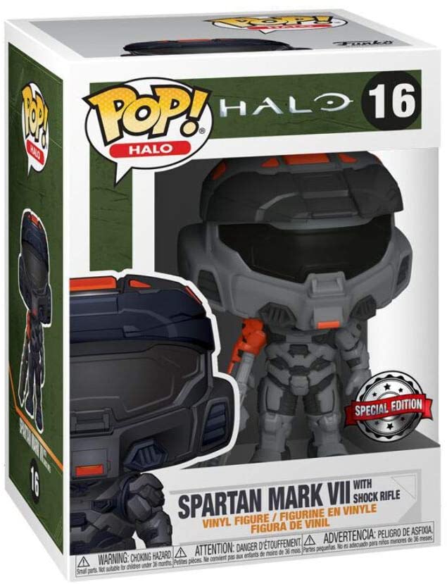 Funko Pop! Halo: Spartan Mark VII with Shock Rifle (Special Edition) #16 with retail box