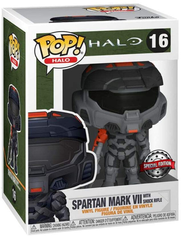Funko Pop! Halo: Spartan Mark VII with Shock Rifle (Special Edition) #16 with retail box