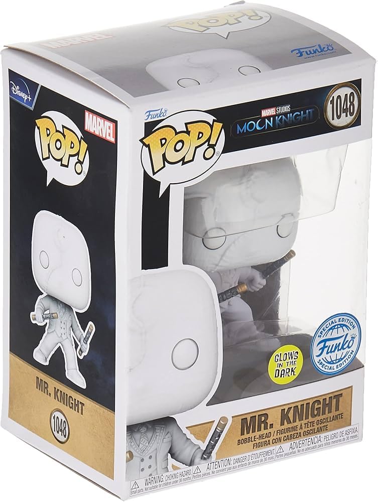 Funko Pop! Moon Knight: Mr. Knight (Funko Limited Edition Exclusive, Glow) #1048