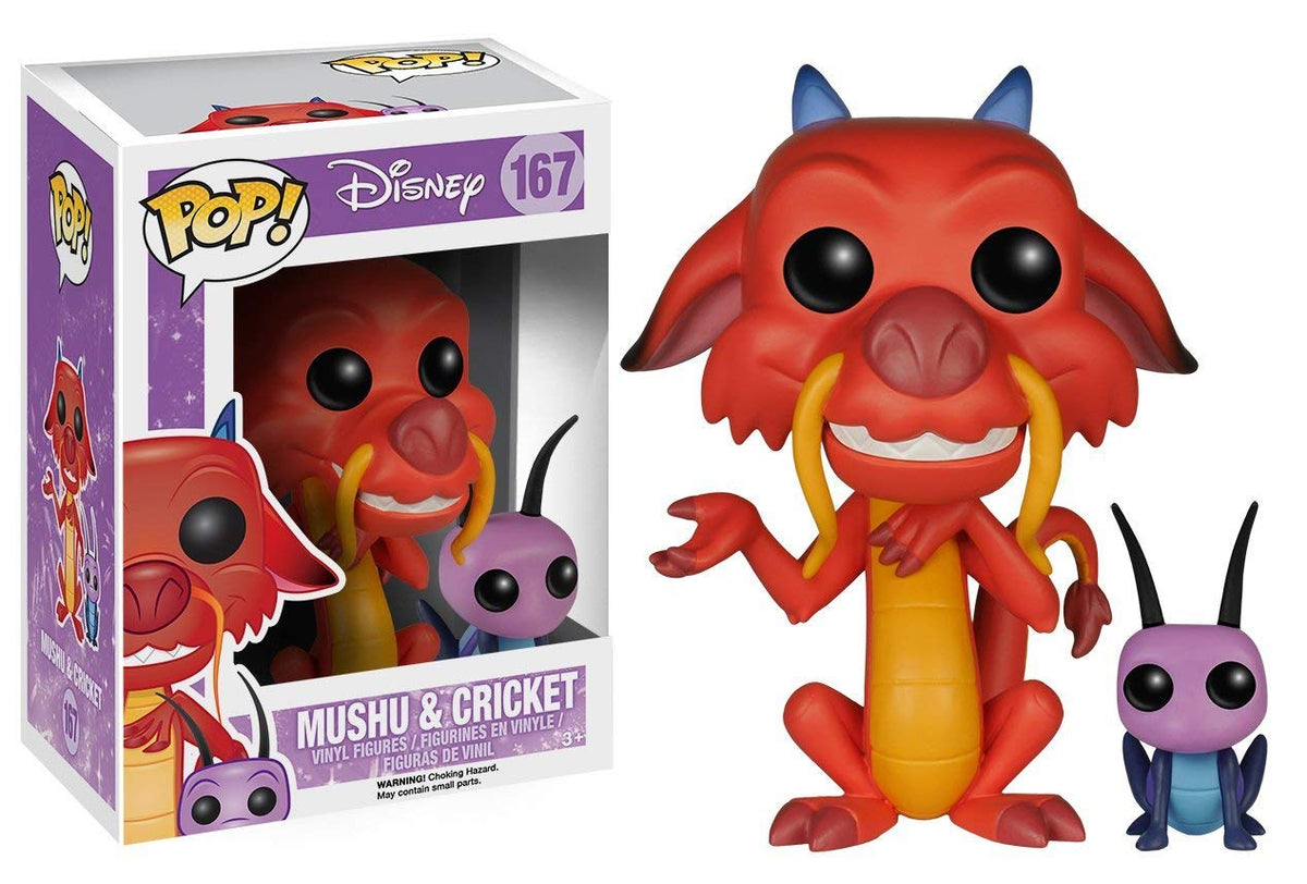 Funko Pop! Mushu & Cricket #167 (Box Damage)