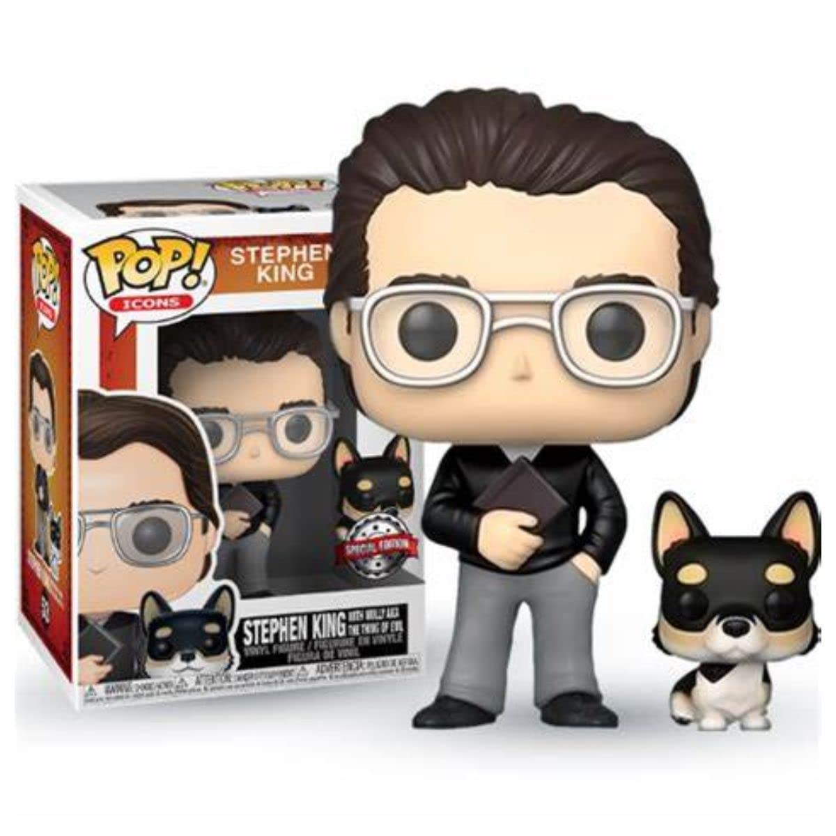 Funko Pop! Icons: Stephen King with Molly aka the Thing of Evil (Special Edition) #53
