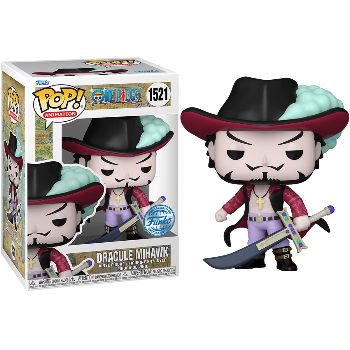 Funko Pop! One Piece: Dracule Mihawk (Special Edition) #1521