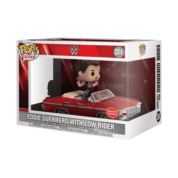Funko Pop WWE Eddie Guerrero with Low Rider GameStop Exclusive #284