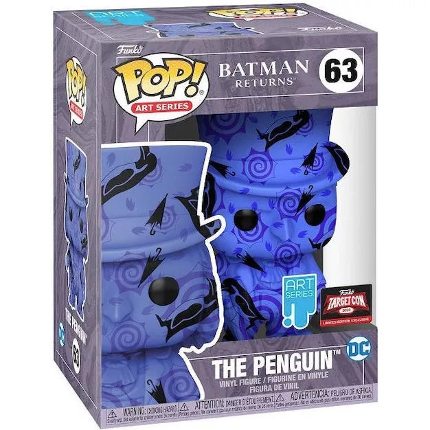 Funko Pop! Batman Returns: The Penguin (Art Series) (2022 TargetCon Exclusive) #63 (Hard Stack Included)