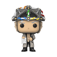 Funko Tees Size L - Back to the Future: Doc Emmett Brown (Glows in the Dark) (only in Pop & Tee) #959