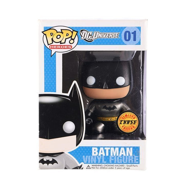 Funko Pop DC Universe Batman Metallic Chase 01 blue box