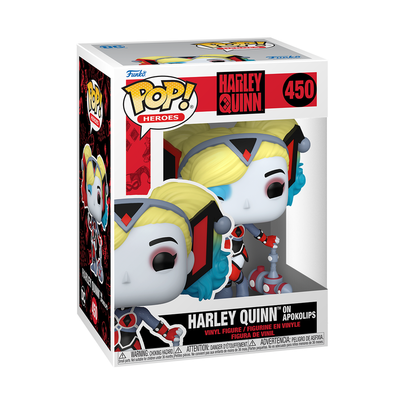 Funko Pop! Harley Quinn: Harley Quinn on Apokolips #450 in retail box